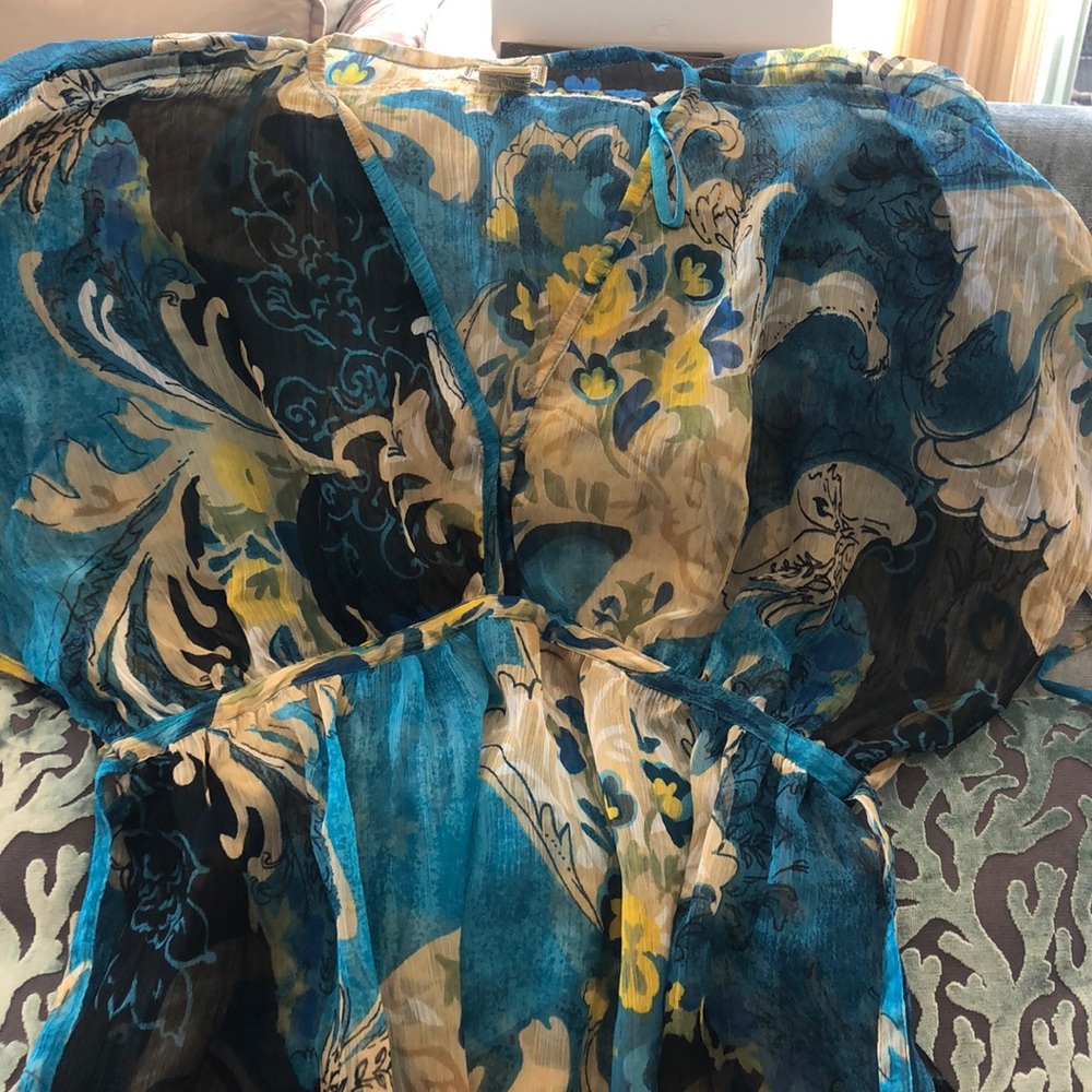 Gorgeous Swim Cover up Sheer Tunic Dress or Top-NWOT